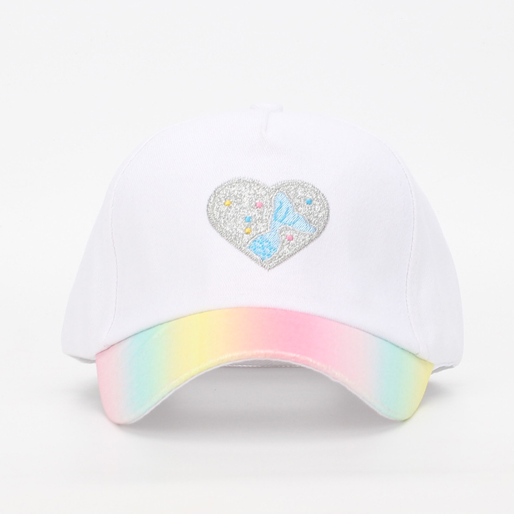 332g Weight Hat Classification Polyester Fabric Type Baseball Cap Hats Type 1 Piece Quantity Daily, Street Occasion Heart Shape Pattern All Seasons Season Children Unisex Gender Embroidery Design Simple Style, Classic Style Style Children Unisex Simple Style Classic Style Heart Shape Embroidery Baseball Cap 16