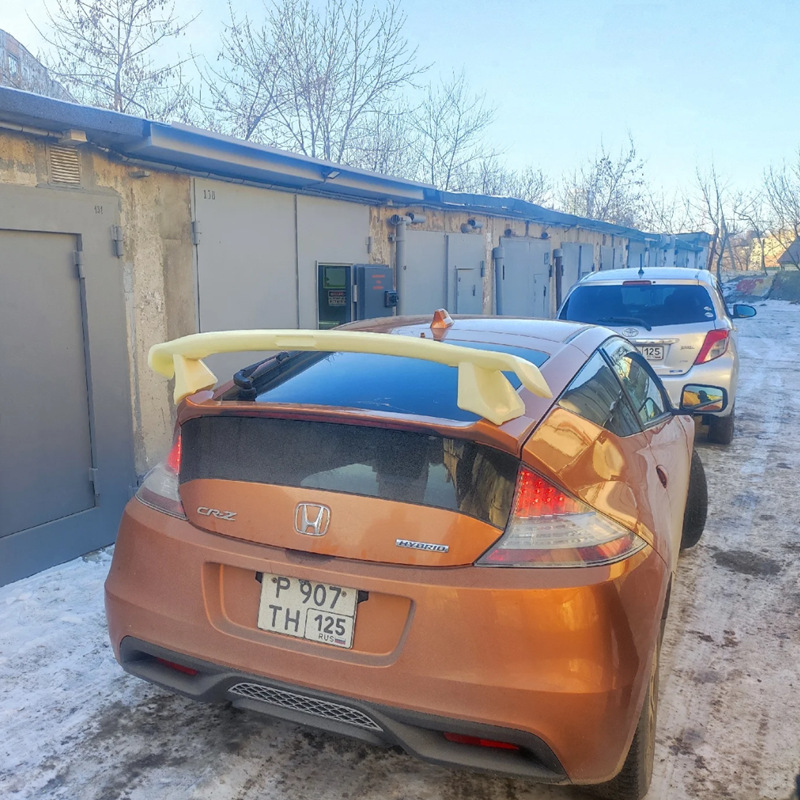 Suitable for 2010-2017 Honda Cr-Z Rear Wing, Crz-Specific Modified Mugen Style Fixed Wing Modification Parts