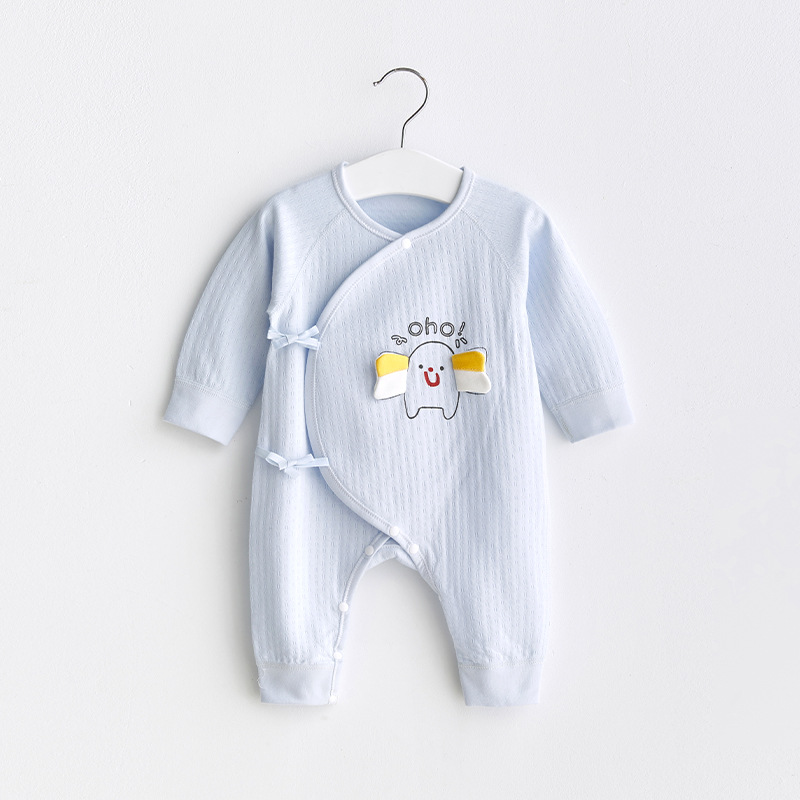 Ropa de bebé recién nacido para primavera, otoño y principios de invierno, mono de algodón puro y fino para bebés nacidos en marzo. image 12