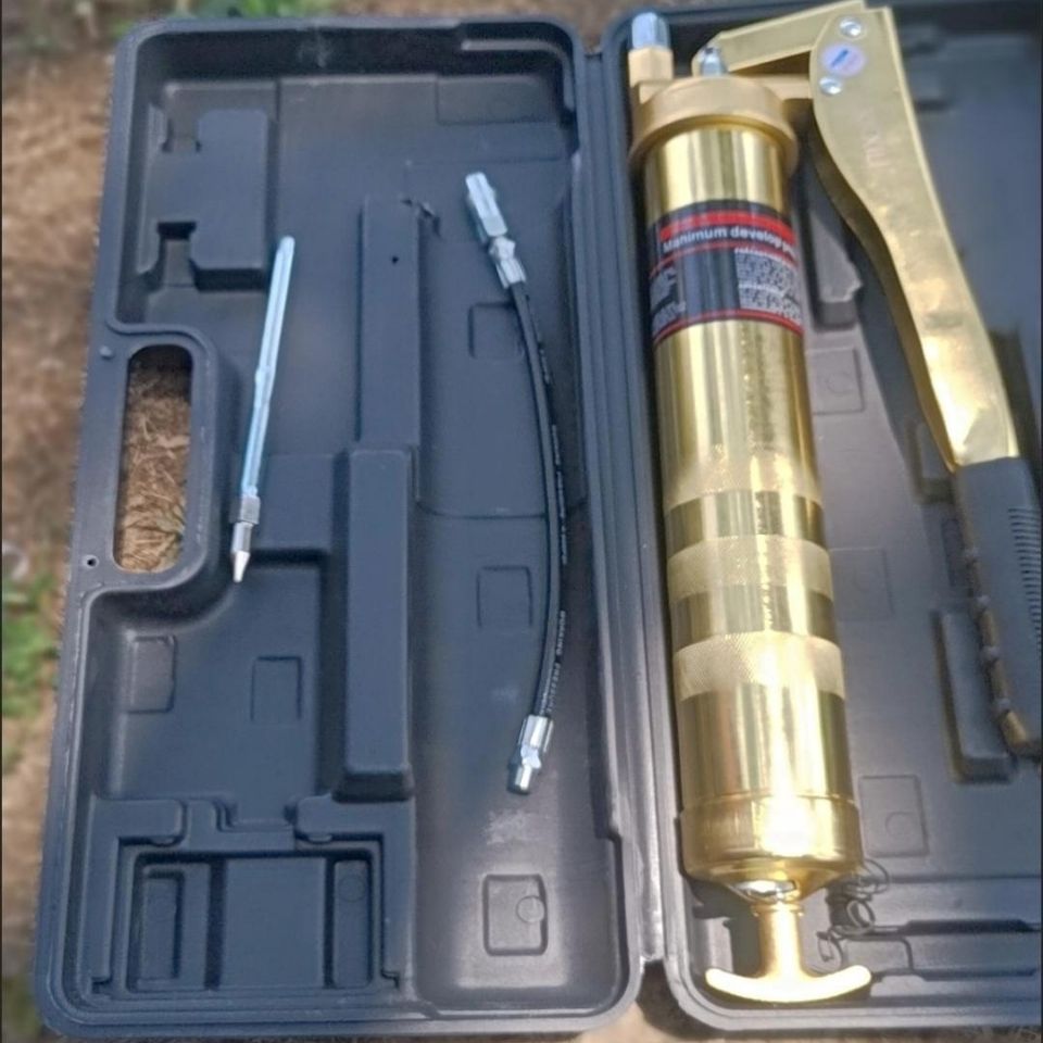 双压黄油枪单压手用黄油枪手动杆高压黄油枪手动高压重型重型自吸