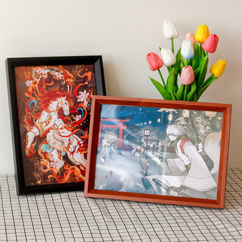 Modern Simple Photo Frame Texture Home Decoration Desktop Table Creative and Exquisite Couple Family Portrait Wedding Photo Frame
