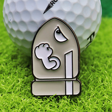 �¿�Golf Ball Marker Hat Clip����ñ�д��⿨ͨ�ڵ���λ������