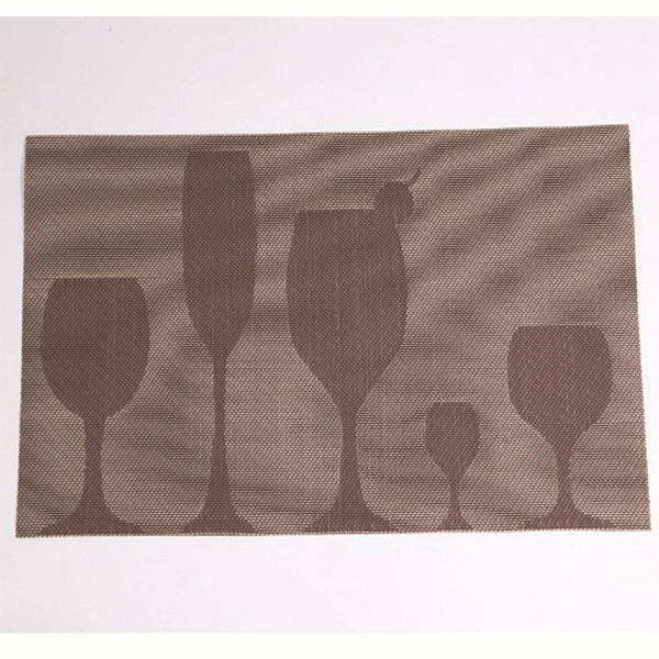 Copa de vino marrón