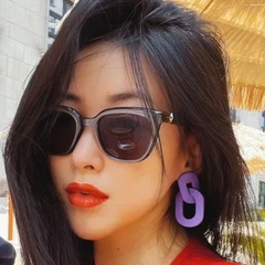 2023新款GM韓版方形墨鏡女板材防曬紫外線時尚高級感BILL太陽鏡男