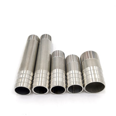 Stainless steel leather external wire direct leather connector 4-point water pipe pagoda connector 6-point hose joint pipe external wire joint