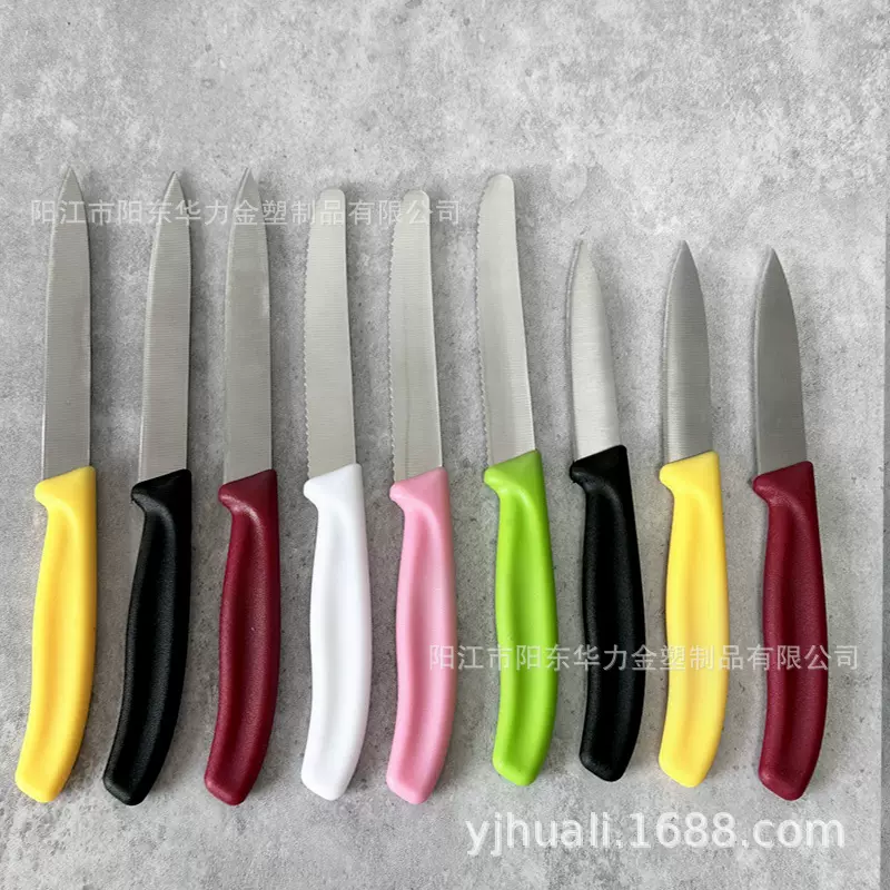 跨境专供不锈钢牛扒刀锯齿西餐刀餐厅酒店餐具露营西式牛排刀现货