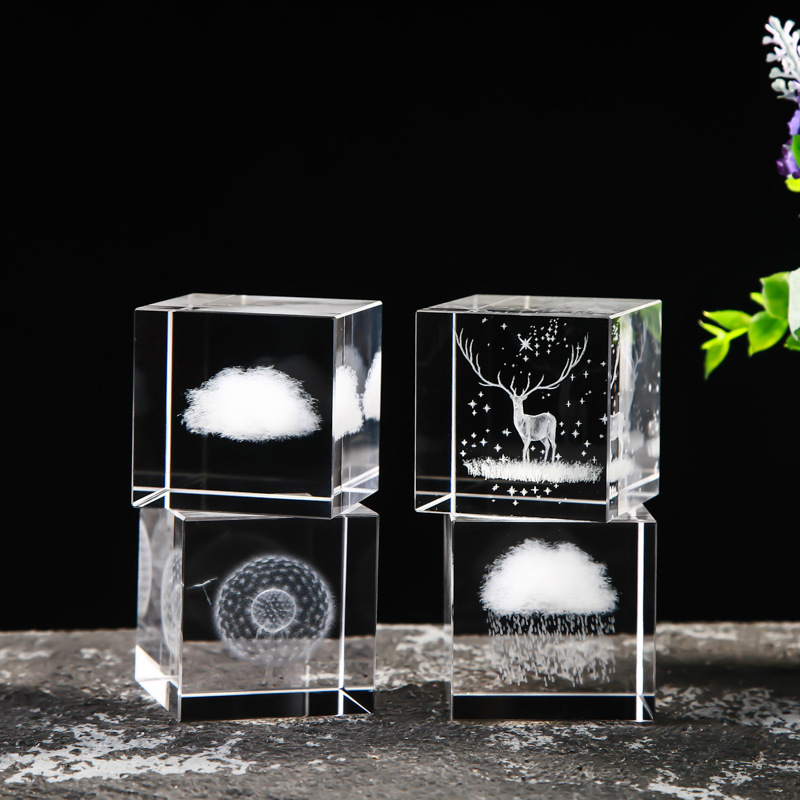 40-60 Crystal Clouds Raindrop Square Carving Moon Solar System Galaxy Desktop Decoration Creative Girl Gift 40-60 Crystal Clouds Raindrop Square Carving Moon Solar System Galaxy Desktop Decoration Creative Girl Gift