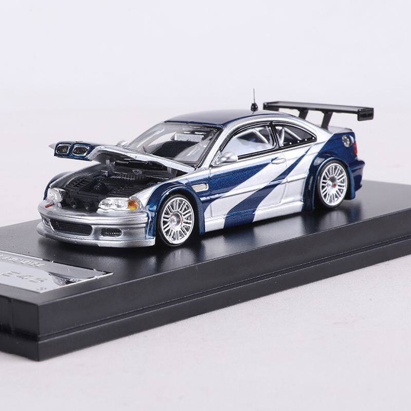 Mj 1:64 Bmw M3 Gtr E46 Open-Top Alloy Simulation Car Model Collection Mj 1:64 Bmw M3 Gtr E46 Open-Top Alloy Simulation Car Model Collection