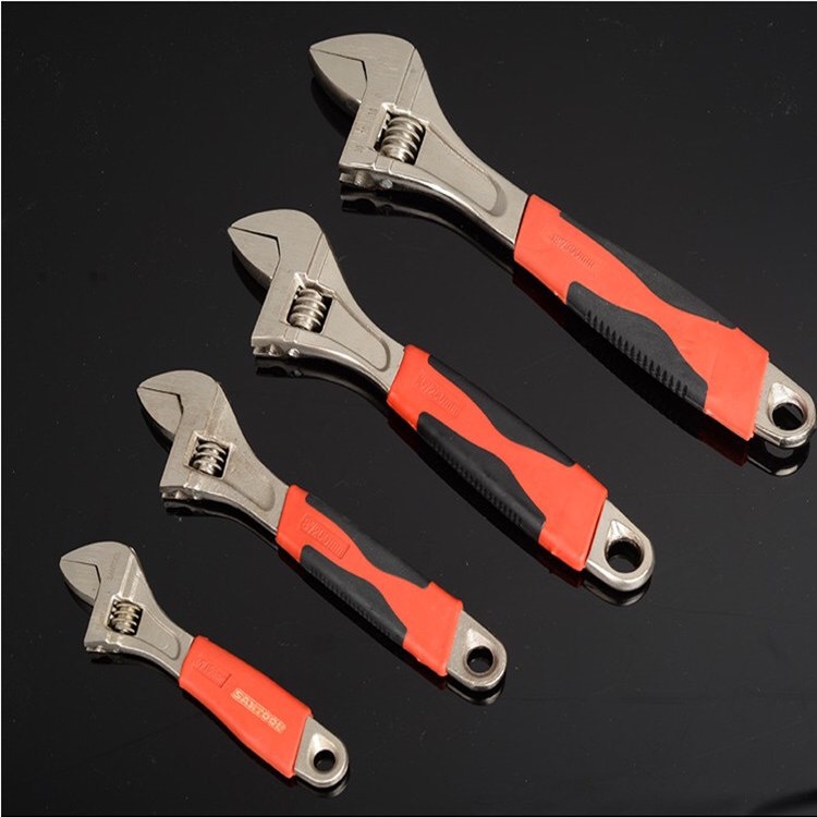 Venta al por mayor llave ajustable manual de 12 pulgadas de boca abierta llave de extremo abierto grande llave de Luo activa llave móvil venta directa de fábrica