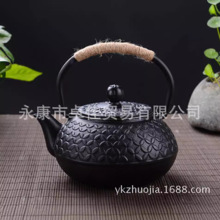 老铁壶日本铜钱铁壶南部老铁壶生铁铸铁壶煮茶铁壶0.9L厂家供应