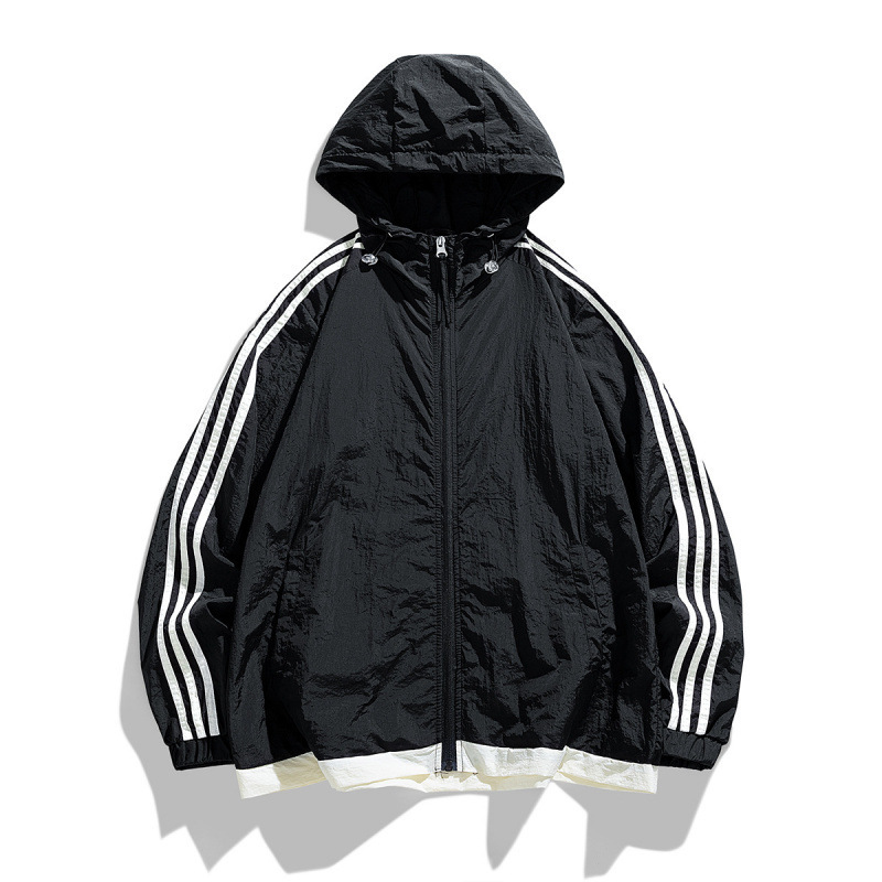 Fábrica de montaña ropa de protección solar para mujeres de verano nuevo anti-UV manga larga chaqueta con capuchón ligera delgada hombre 7706