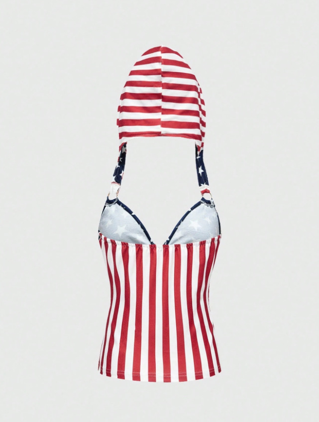 2026 verano de playa ropa de mujer sexy Y2K cross-border streetwear sexy correa de cuello bikini