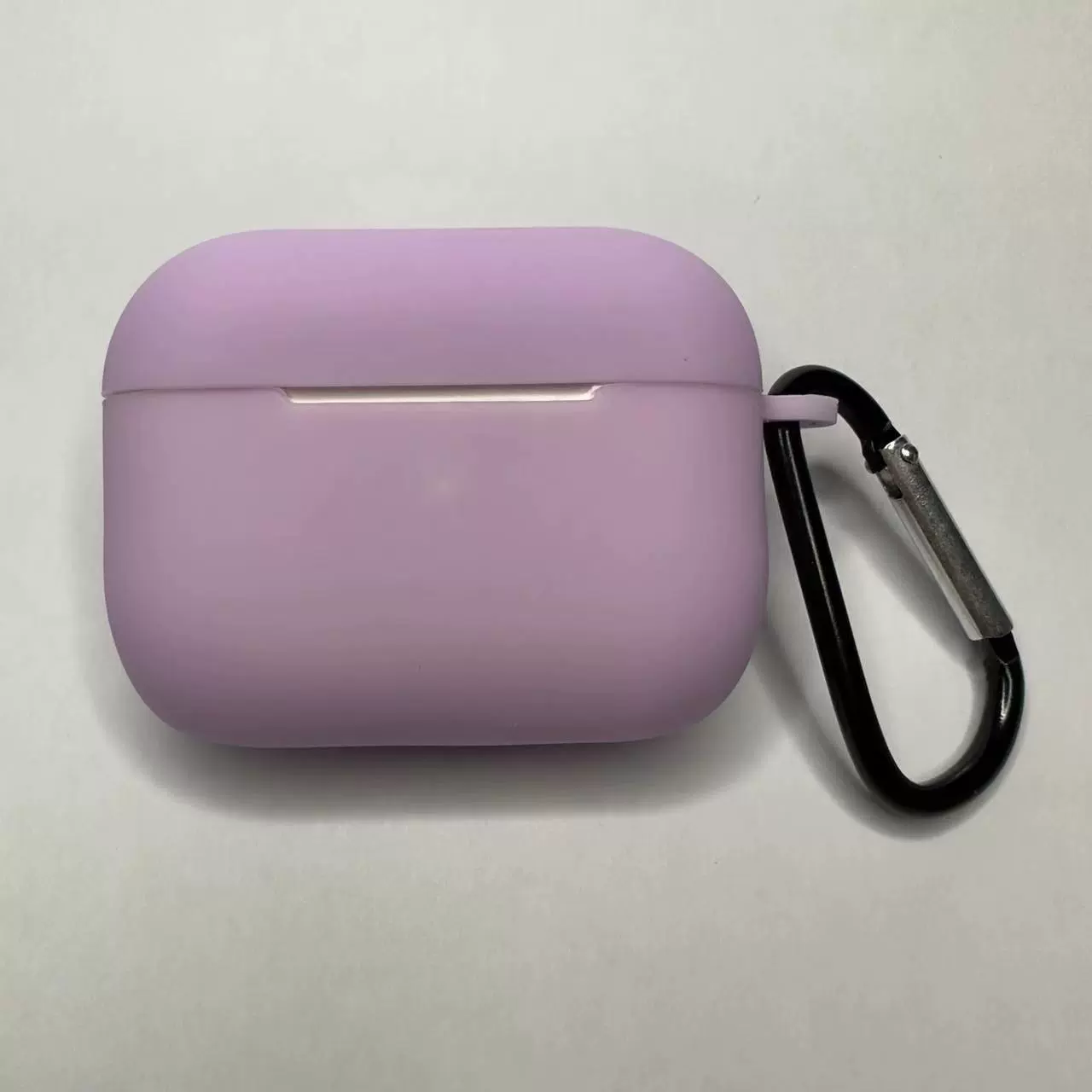 Силиконовый защитный чехол для Apple AirPods (1/2/3, Pro, Pro 2), цветной, с карабином/без карабина