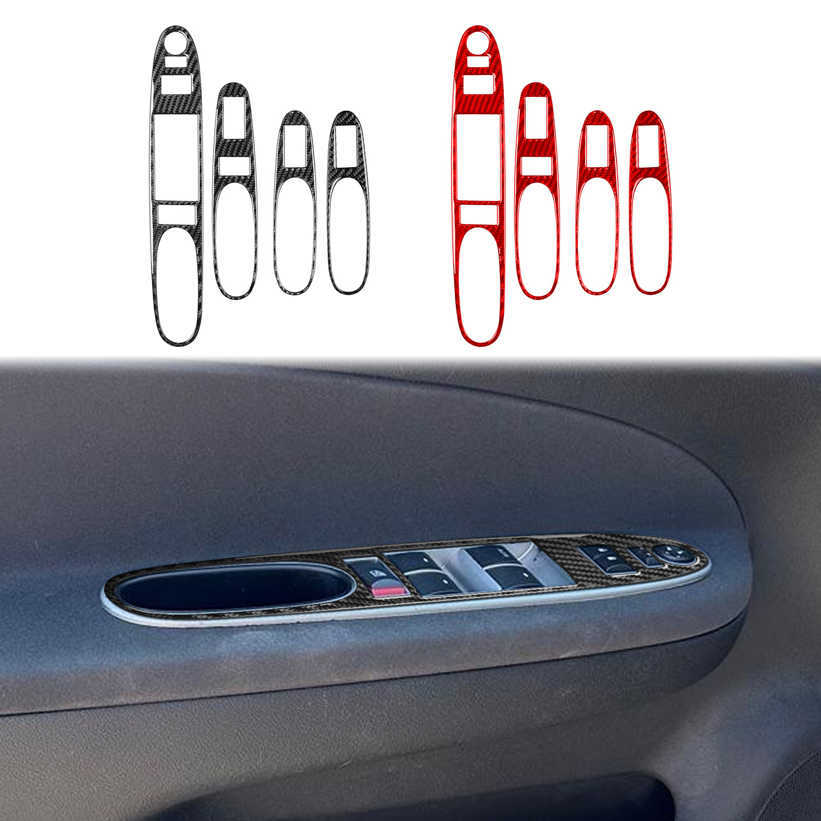 Suitable for Chevrolet 05-10 Cobalt carbon fiber interior modification central control gear steering wheel car lifting