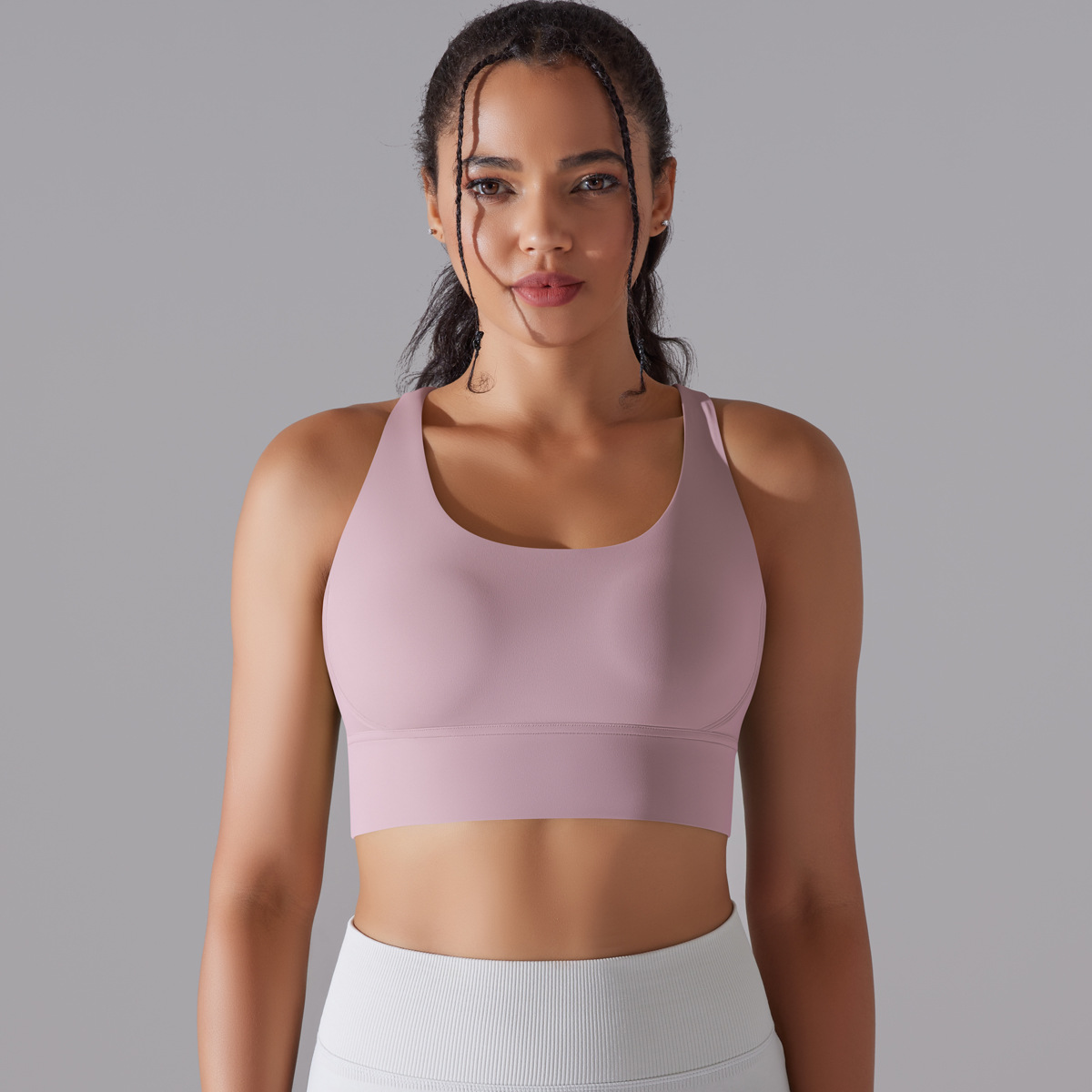 127g Weight Sleeveless Sleeve Length Nylon, Spandex Fabric Type Short Top Length Halter Crisscross Tank Tops Type Fitness, Yoga Occasion U Neck Neckline Solid Color Pattern Sports Style Sports Solid Color Nylon Spandex U Neck Active Tops Halter Crisscross Tank 37