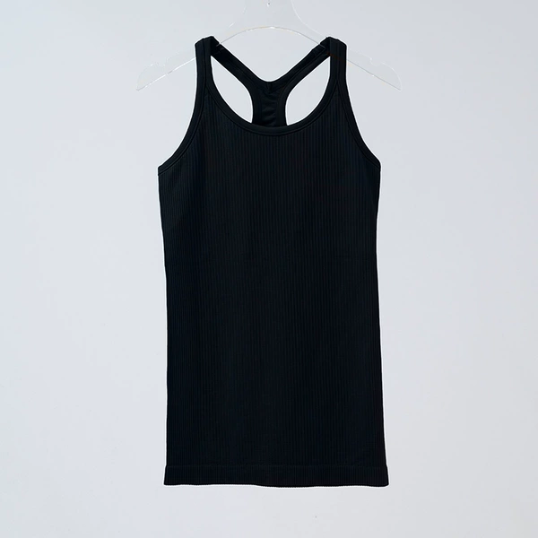 Black B31 long vest