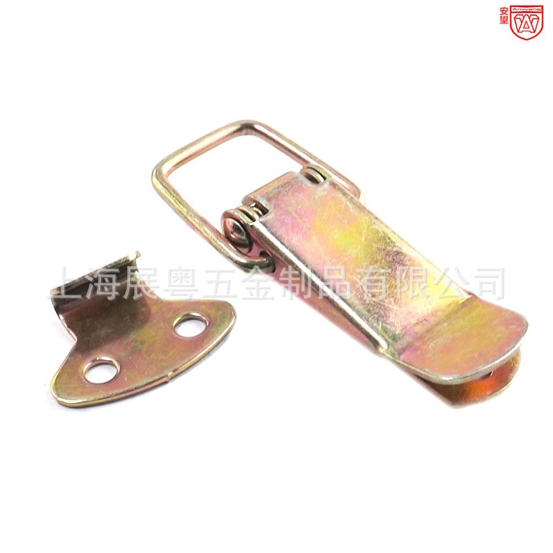 105 caja de herramientas de hebilla de resorte caja pequeña caja de madera hebilla de caja fija hebilla de boca de pato hebilla