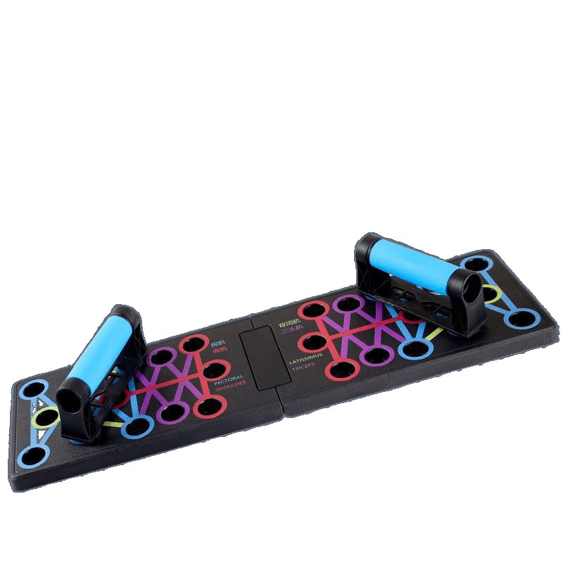 Placa de entrenamiento multifuncional para adultos con soporte de flexiones plegable para entrenador de músculos pectorales