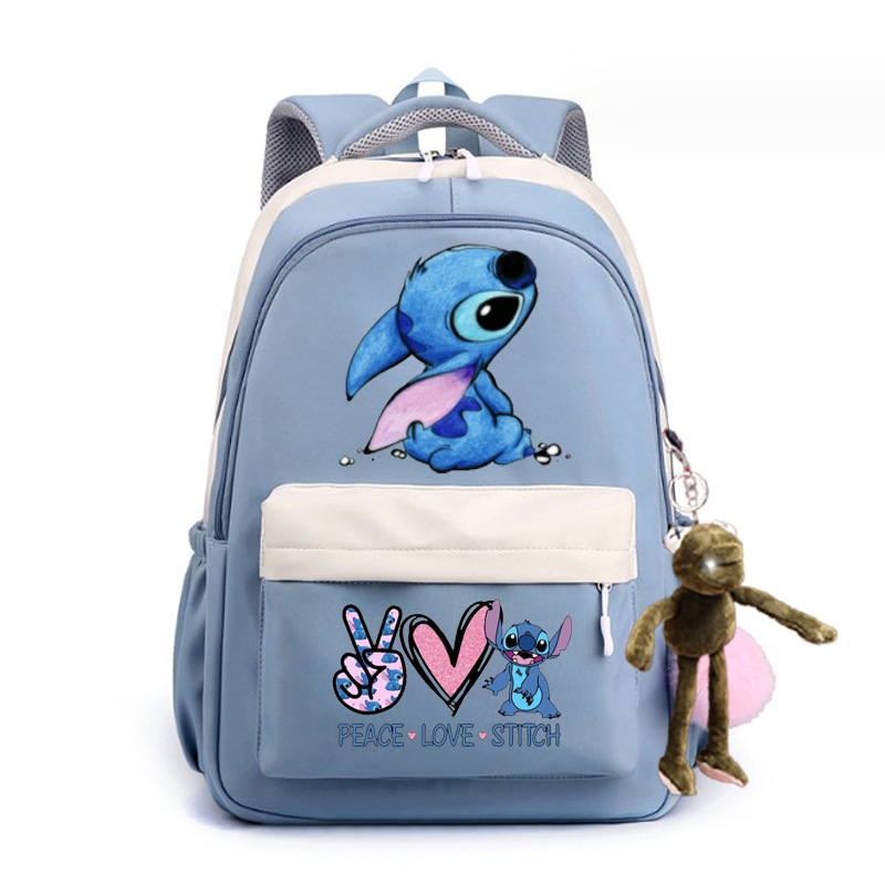 2024 encantador patrón de dibujos animados Stevie / Boy mochila escolar mochila de moda casual para hombres y mujeres