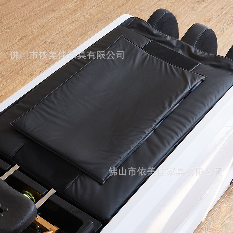 Cama de lavado de cabello de masaje eléctrico inteligente totalmente automática para barbería de alta calidad, cama de tratamiento de cabello especial para salón de peluquería, cama de lavado de circulación de agua