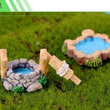 Micro-Landscape Personalized Ornaments, Creative Photography Scenery, Lighthouse, Water Well, Wooden Pile, Water Pool, Grassland, Wooden Bridge Micro-Landscape Personalized Ornaments, Creative Photography Scenery, Lighthouse, Water Well, Wooden Pile, Water Pool, Grassland, Wooden Bridge