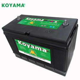 KOYAMA 31T-1000MF免维护汽车铅酸蓄电池 船舶起动蓄电池12V100AH