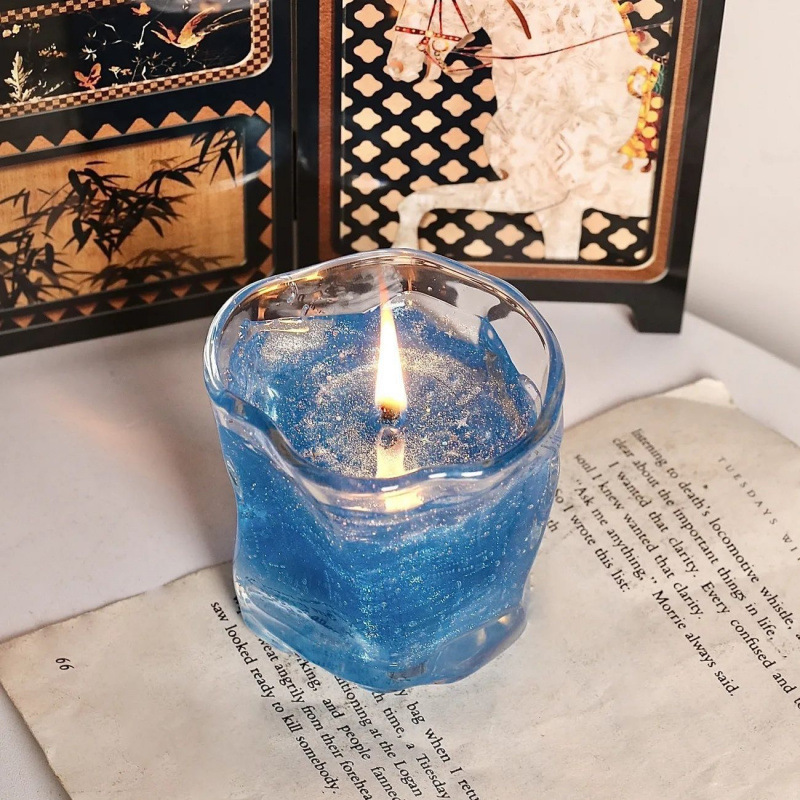 梦幻海洋蜡烛贝壳款果冻蜡蜡烛卧室室内氛围感蜡烛香氛摆件|undefined