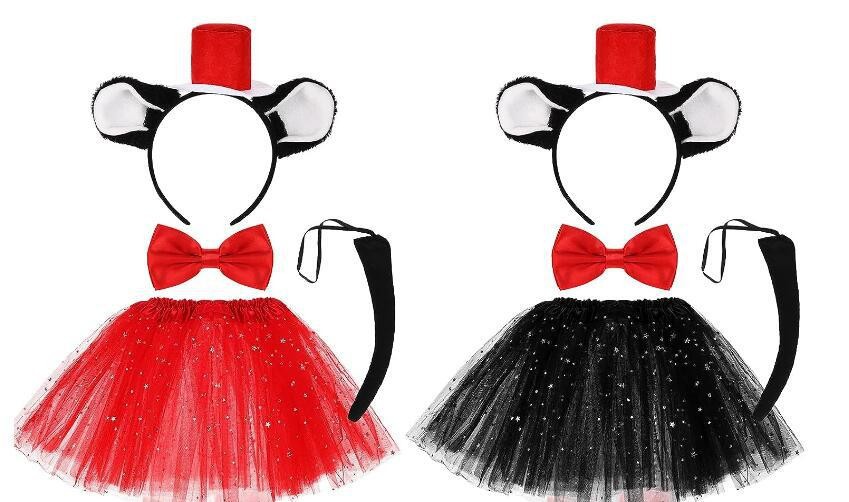 Forniture di Halloween, oggetti di scena per spettacoli in maschera, cappello da pirata, nastro rosso, cappello da pirata, grande cappello da capitano_voghion.com