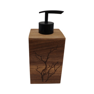 Bathroom Supplies Wooden Bamboo Bathroom Set Toothbrush Lotion Mouthwash Cup Five-Piece Set Hotel Toiletries