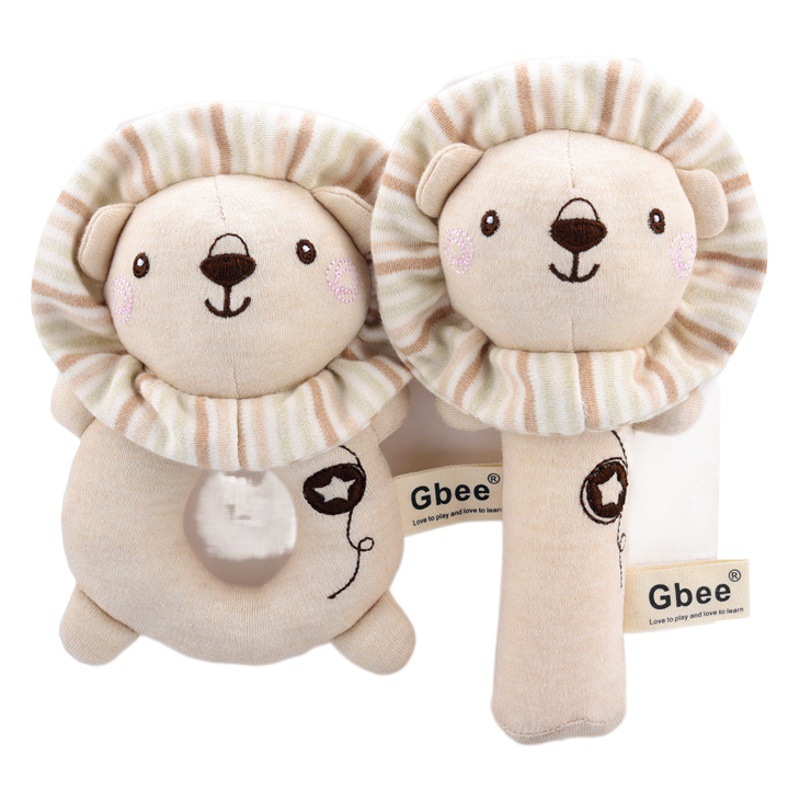 Sonajero de algodón para bebés Gbee, juguete de mano para bebés, sonajero de mano, juguete para recién nacidos