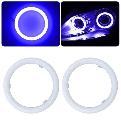 Gündüz işıqları angel eye aperture motorcycle fog - 60mm-blu-ray-single-valency