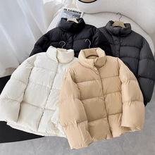 日单云感羽绒服轻柔羽绒茄克廓形蓬松面包服羽绒外套女装AL461276