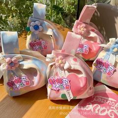教师节ins风手拎包伴手礼袋子宝宝满月针织包喜糖袋子生日礼品袋