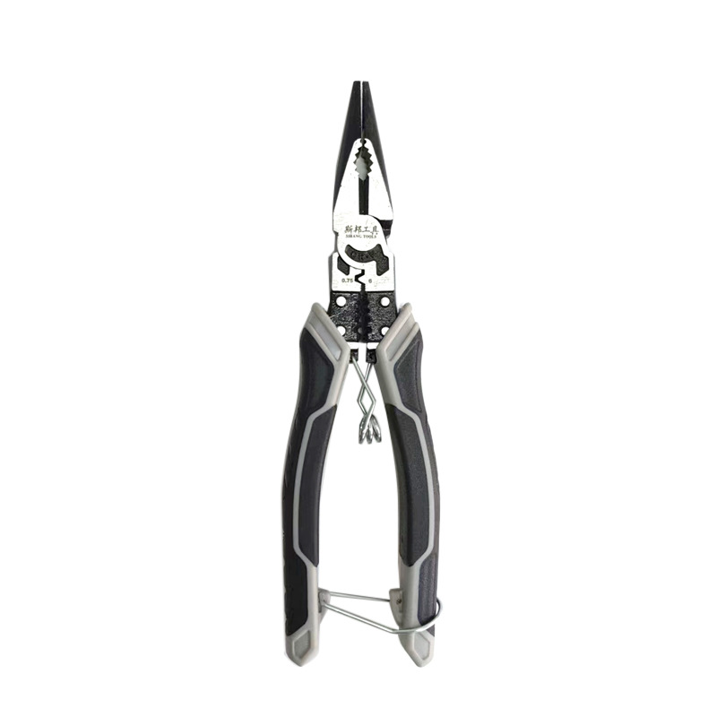 Alicates multifuncionales de estilo alemán, cortadores de alambre excéntricos de grado industrial, alicates de punta fina, alicates diagonales, alicates especiales para electricistas para pelar cables