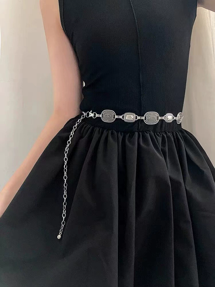 Retro dress, brand fashionable skirt, high-quality style, Korean style