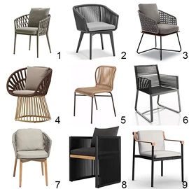 藤编桌椅;户外沙发;户外实木桌椅