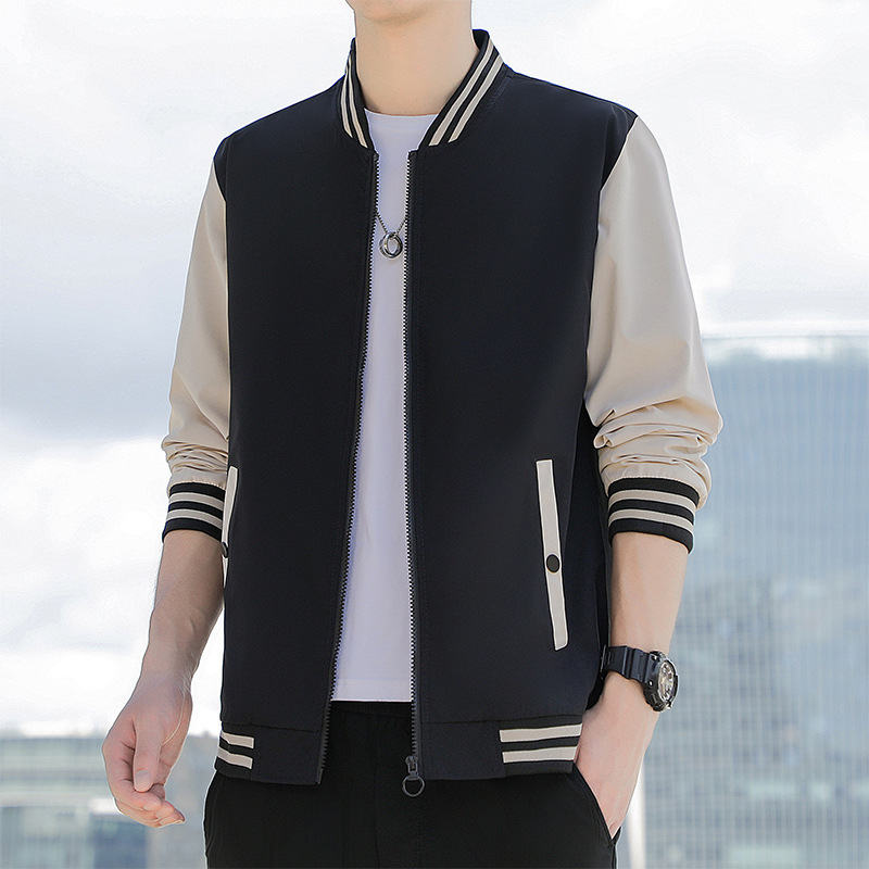 2024 nouvelle veste décontractée, vêtements d'extérieur pour hommes, vêtements de travail à la mode, uniforme de baseball, belle tenue d'automne pour jeunes_voghion.com