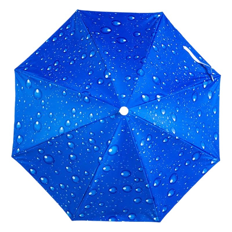 Head-Mounted Fishing Umbrella, Foldable Umbrella Hat, Large Sun Protection Fishing Umbrella, Head-Mounted Sun Hat Umbrella for Outdoor Use