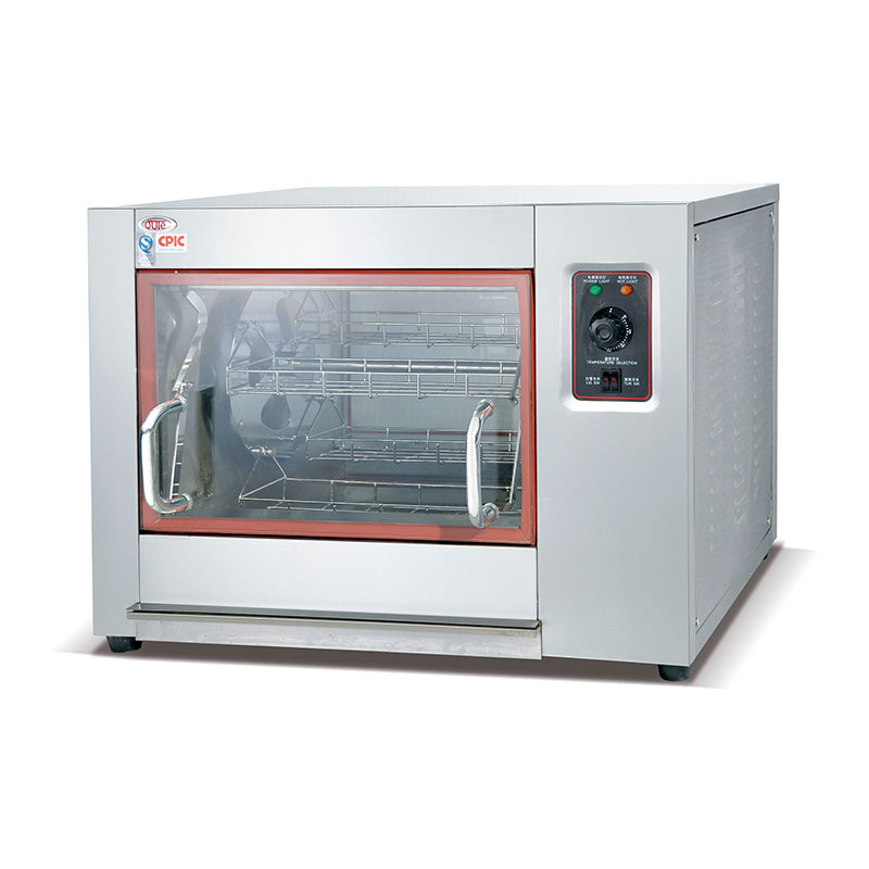 欧特新款电热烤鸡炉OT-266卧式旋转式电烤鸡炉烤鸡翅炉厂家直销