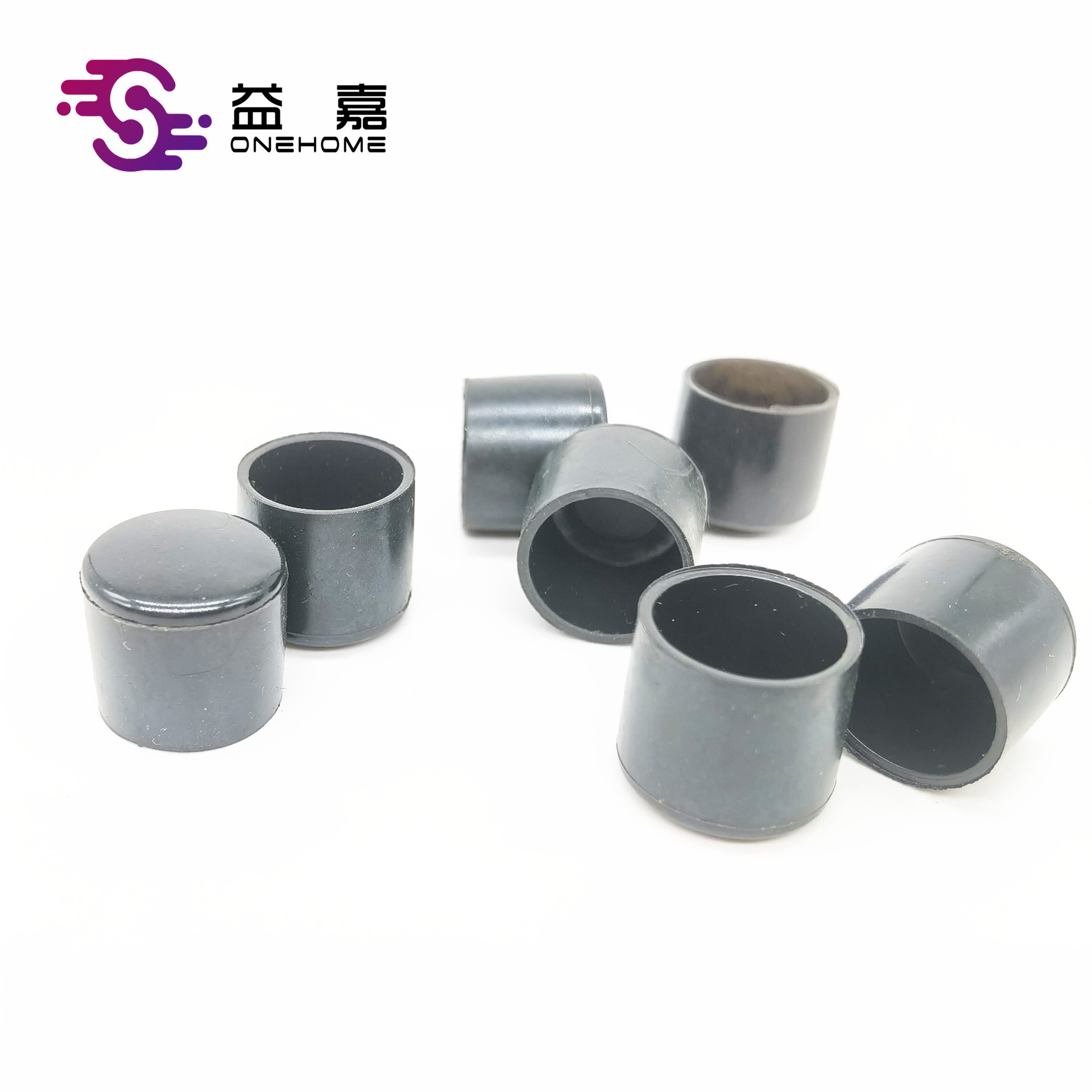 孔12.7/12mm圆管外套 4分软胶套 塑胶套 环保胶帽 脚套