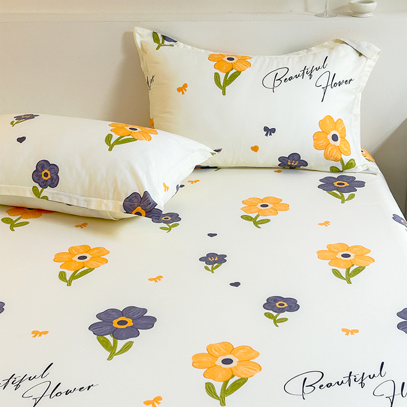 P224 bed sheet single piece Summer 100 single bed sheet student dormitory three-piece set 2023 new double