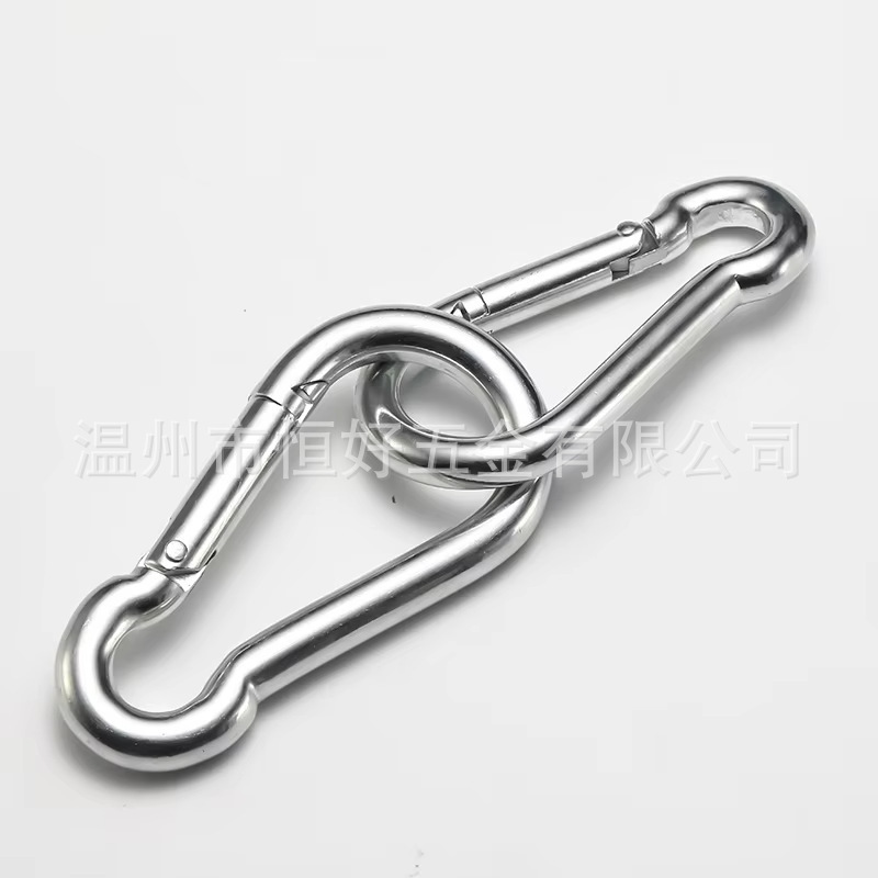 卸売 304 ステンレス鋼カラビナクイックリリーススプリングバックル犬のリードバックル安全バックル接続バックルホイストバックル|undefined