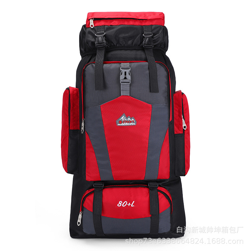 Mochila de viaje de 80L - Gran capacidad, para senderismo y montañismo