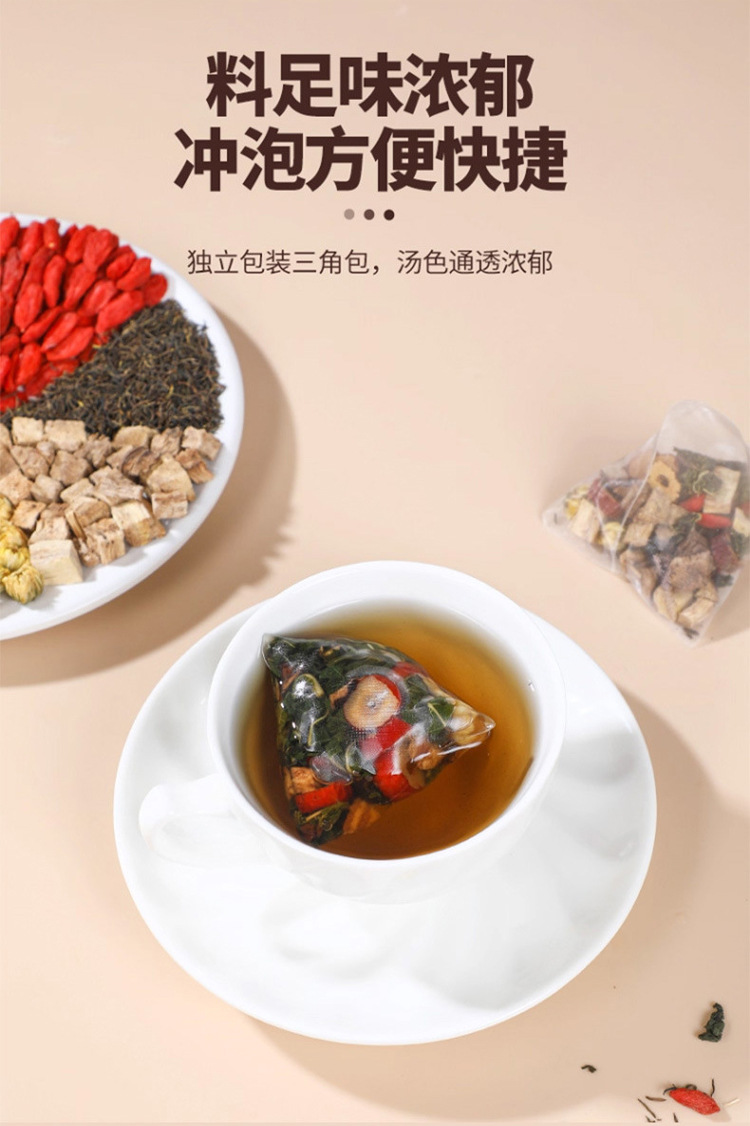 Kudzu Polygonatum Eucommia Male Flower Tea Ge Gen Huang Jing Du Zhong Xiong Hua Cha 100g Natural Wellness Herbal Blend in use