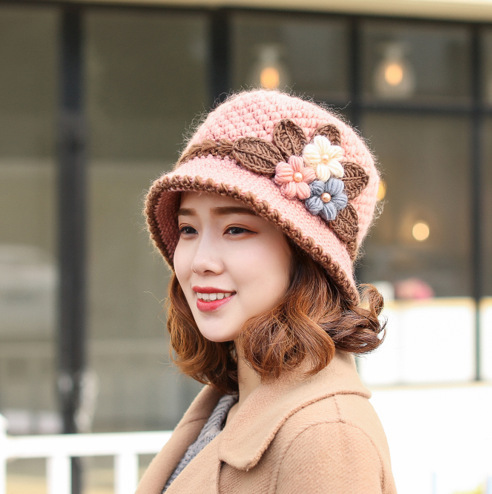 꽃 모자 핑크