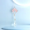 Rhombus rose quartz