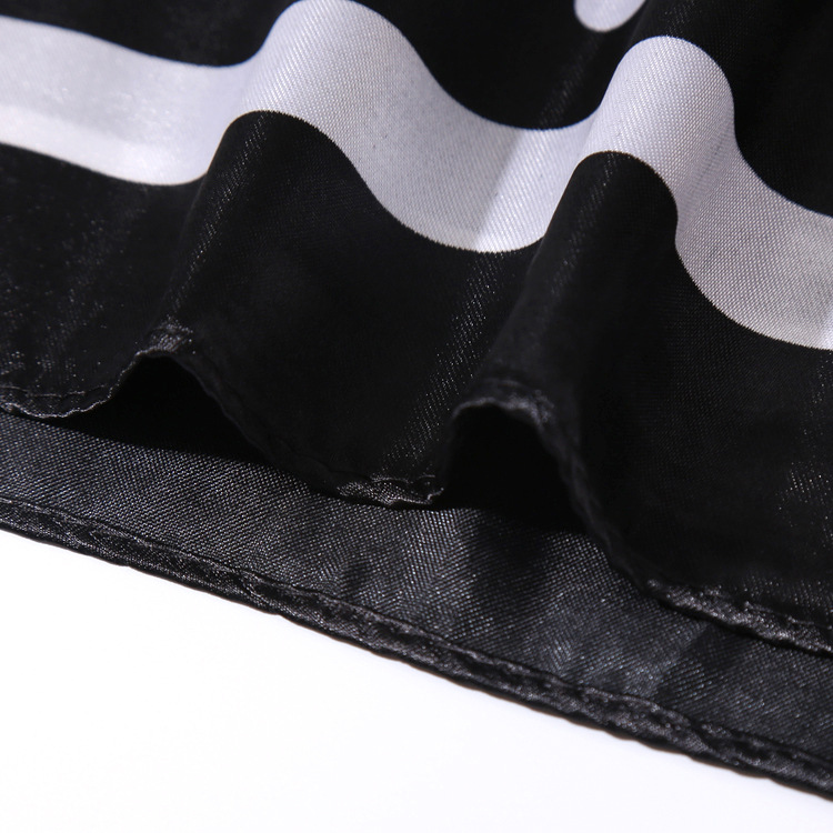 Lenço de seda às bolinhas e riscas para mulher cachecol retro_voghion.com