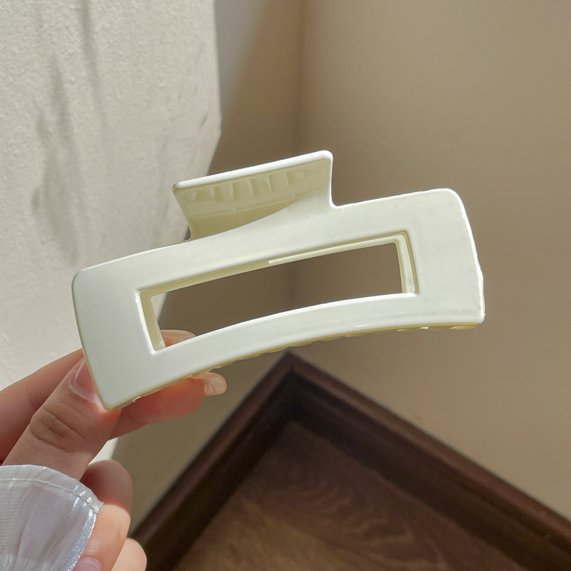 Clip de tiburón grande, clip de agarre para el cabello de placa de sensación de alta calidad, horquilla de temperamento, nuevo estilo, horquilla de gran volumen, tocado de primavera y verano, mujer