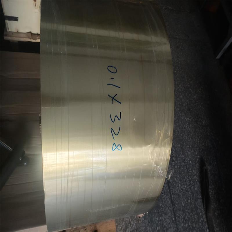 冲压用半硬黄铜箔 0.08*250mm黄铜皮分条 CuZn35黄铜带批发