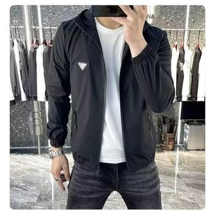 Sun Protection Clothing Men's Ultra-Thin Breathable Summer Jacket Trendy Student Loose Handsome Couple Jacket Casual Air-Conditioned Clothing